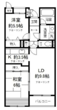 トゥインクル秋津の物件間取画像